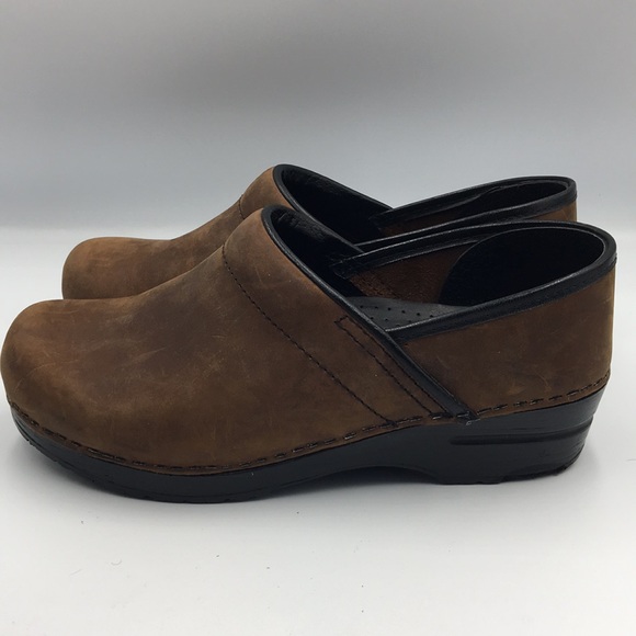 sanita suede clogs